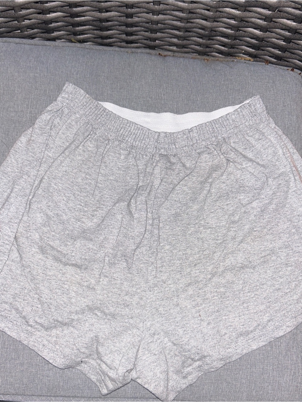 Soffe Light Heather Gray Athletic Shorts